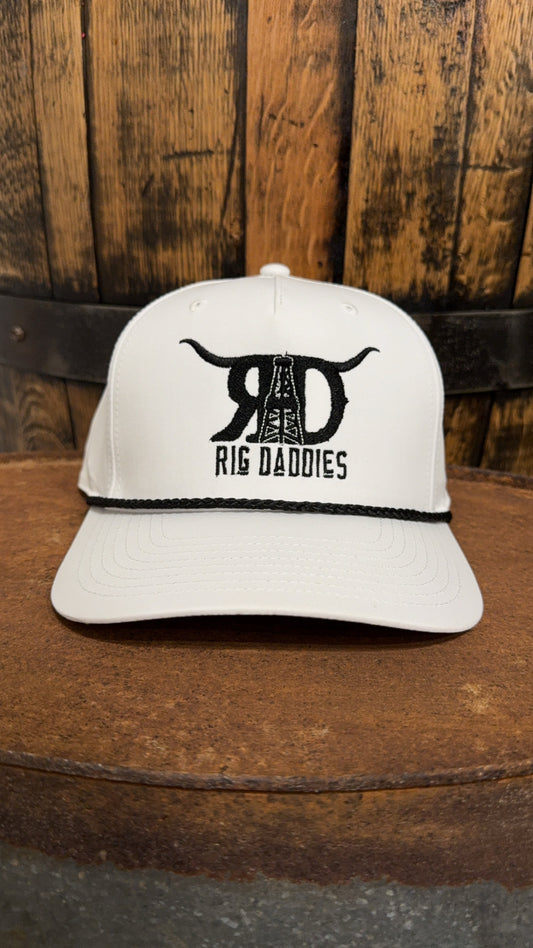 White Rig Daddies Hat