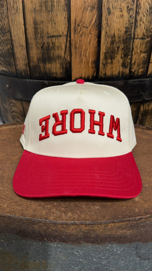 WHORE Hat - red