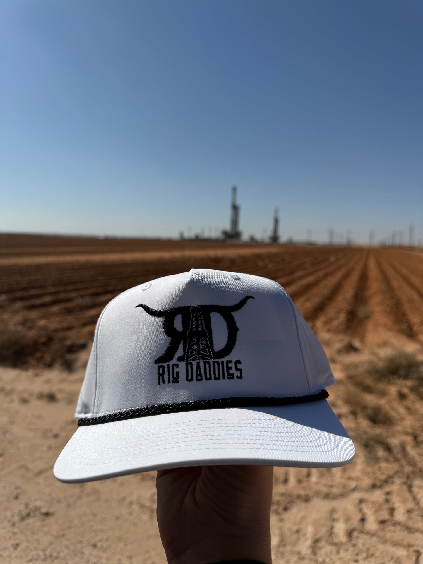 White Rig Daddies Hat